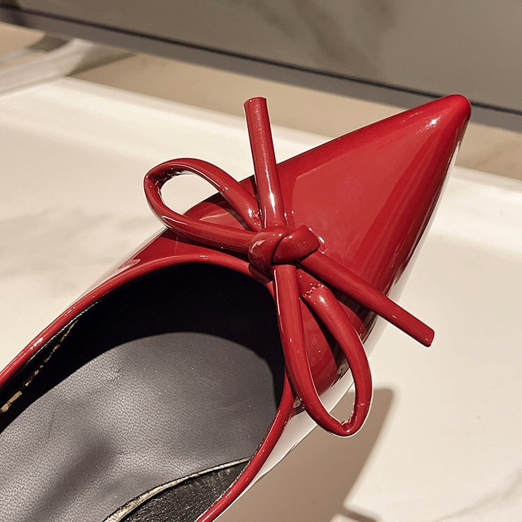 Lady France style high-heeled shoes pointed shoes