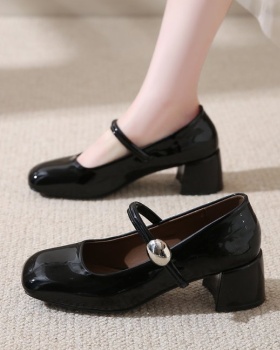 France style square head high-heeled shoes fashion shoes