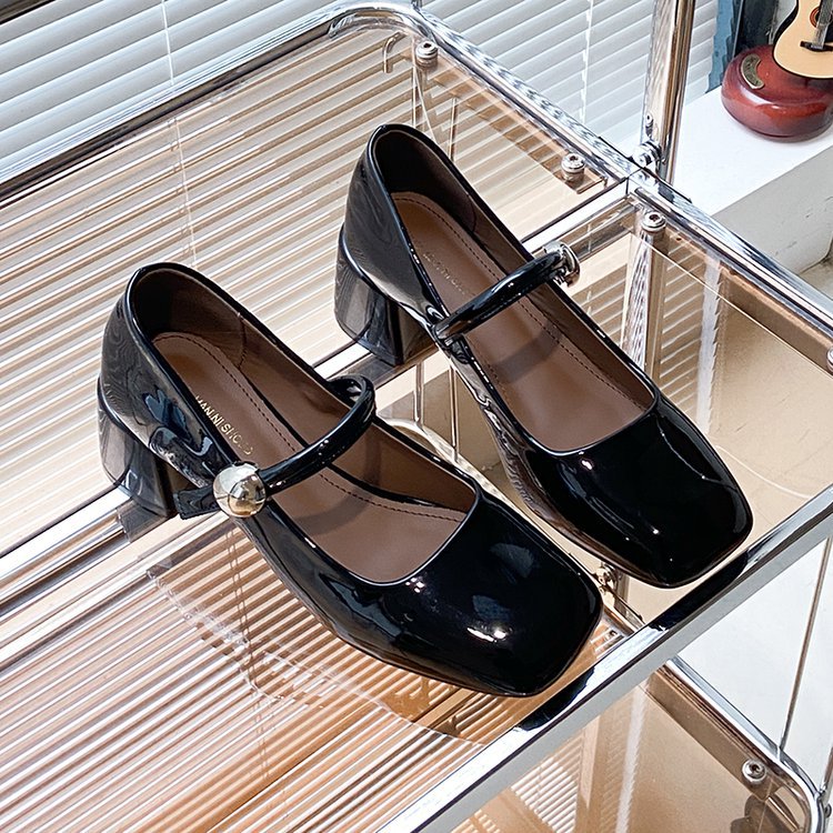 France style square head high-heeled shoes fashion shoes
