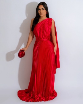 Crimp European style formal dress fashion dress