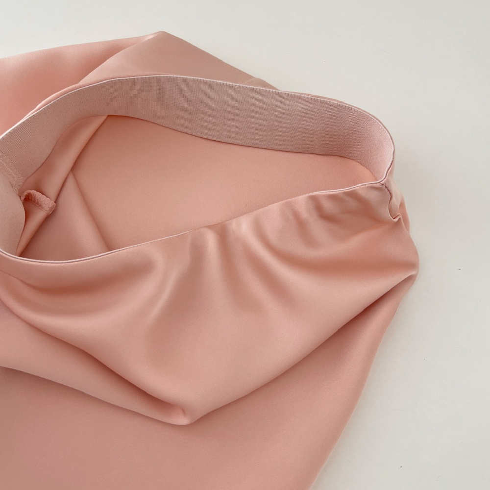 Pinched waist romantic tops summer skirt a set