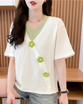 Large yard cotton tops quality T-shirt for women