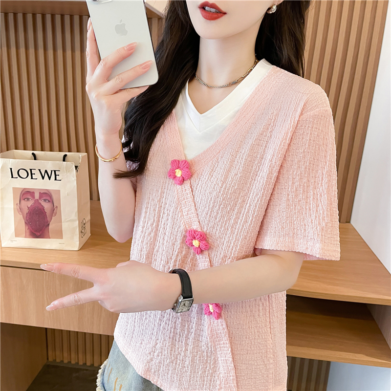 Large yard cotton tops quality T-shirt for women