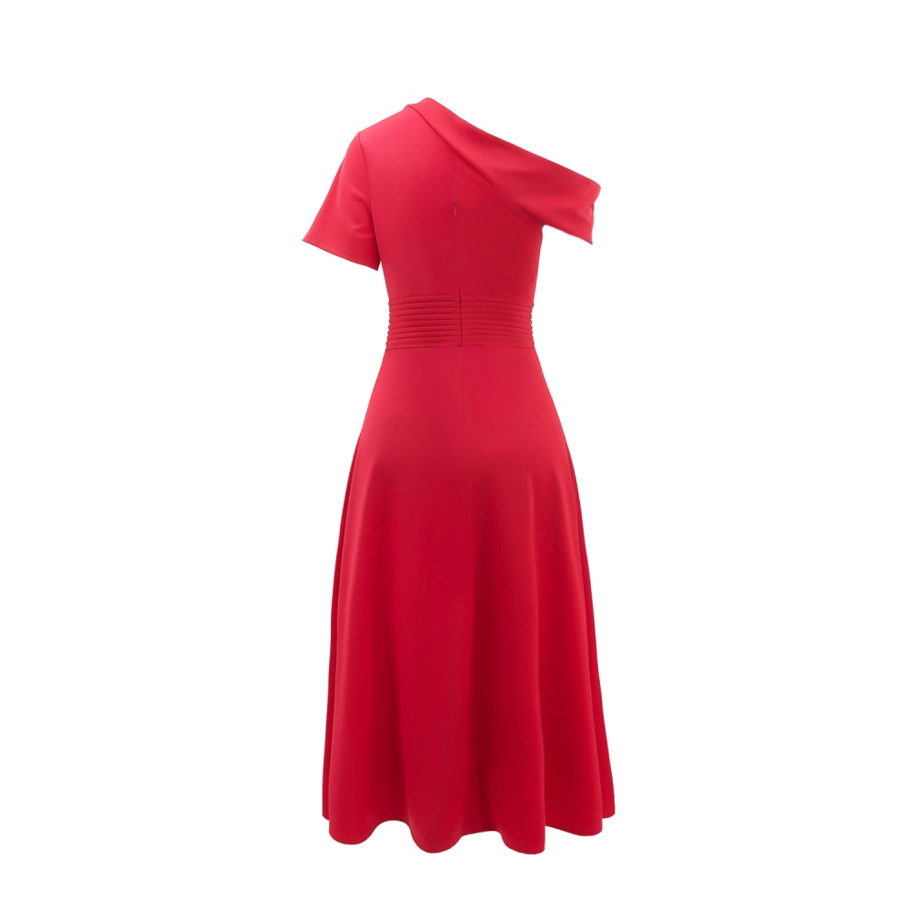 Pure European style A-line Casual dress for women