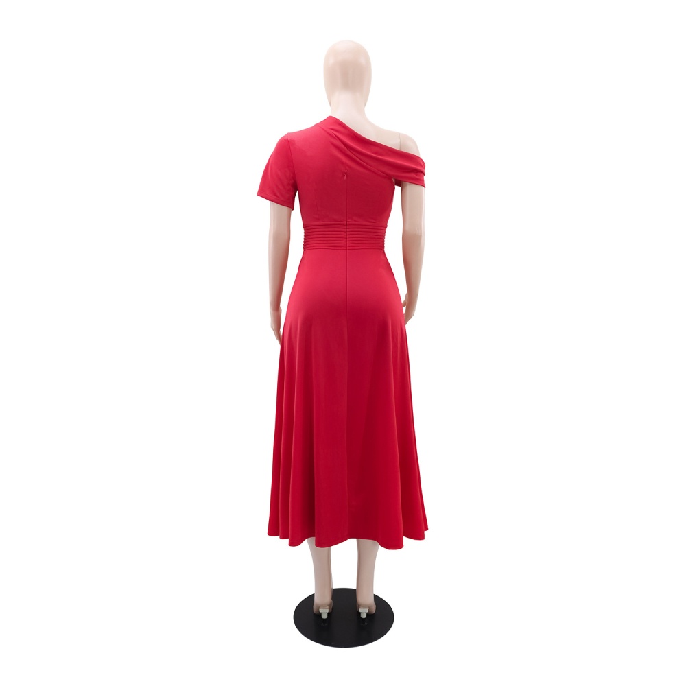 Pure European style A-line Casual dress for women