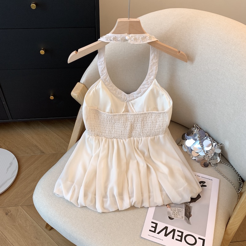 Western style tops France style vest for women