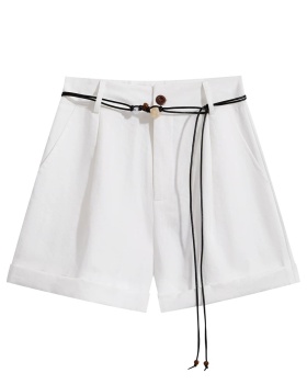 Loose A-line wide leg pants summer shorts for women