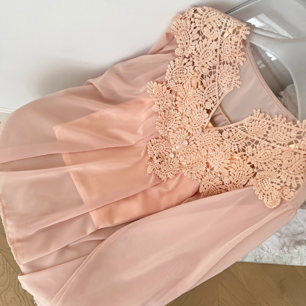 Splice France style lace fashion embroidery tops