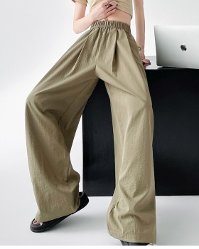 High waist long pants wide leg pants for women