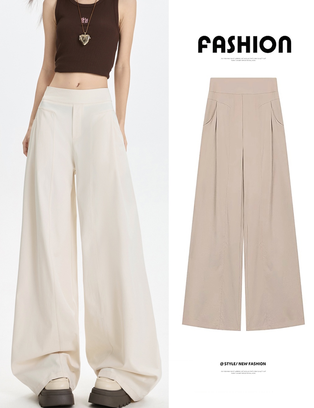 Slim loose mopping casual pants Korean style summer pants