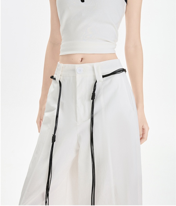 American style wide leg pants summer pants for women