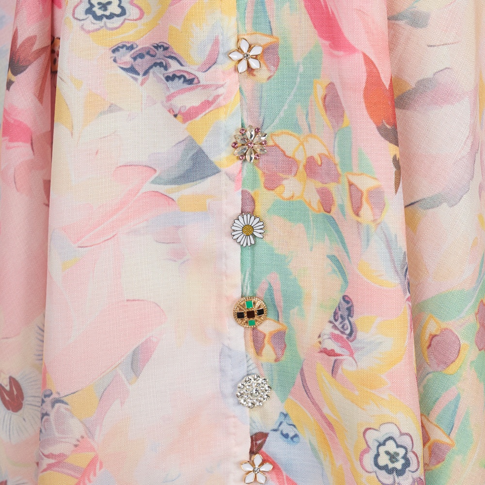Pinched waist dress cstand collar long dress