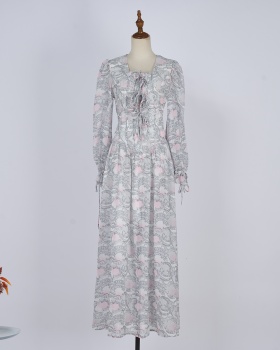 Casual dress European style long dress for women