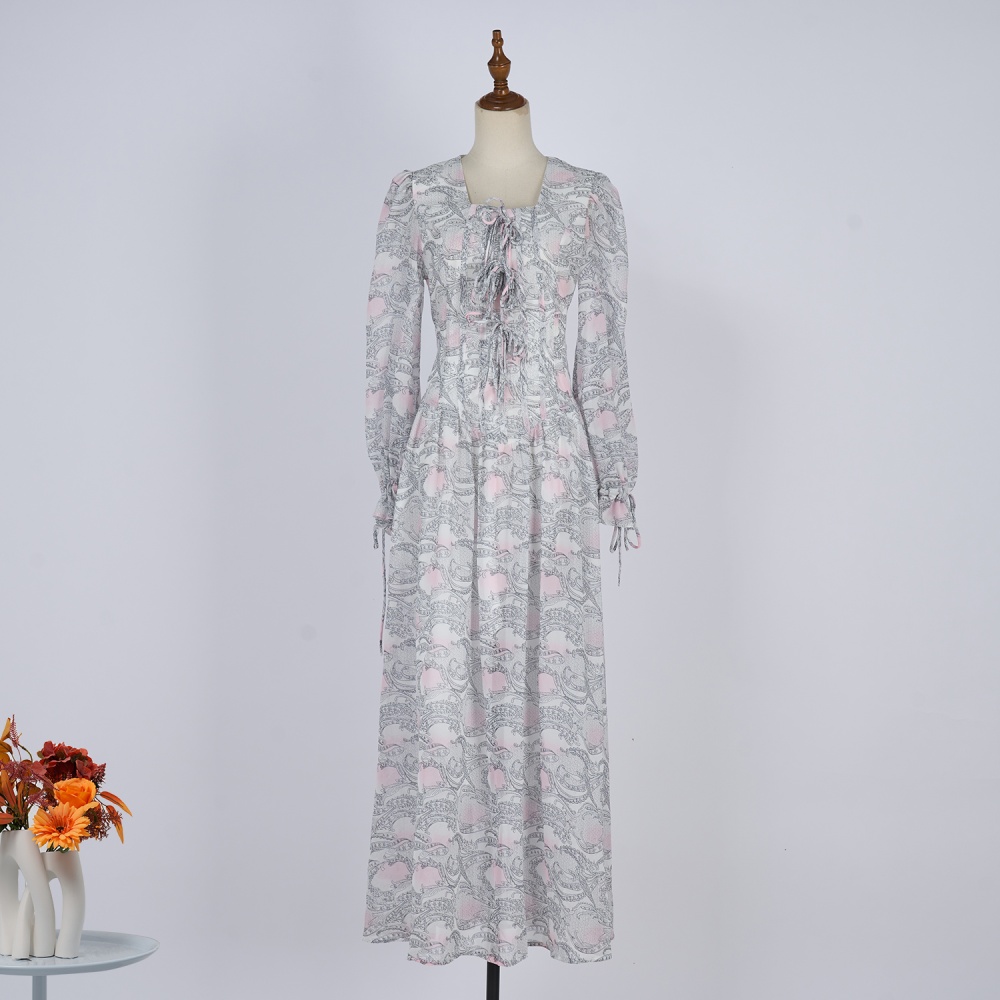 Casual dress European style long dress for women