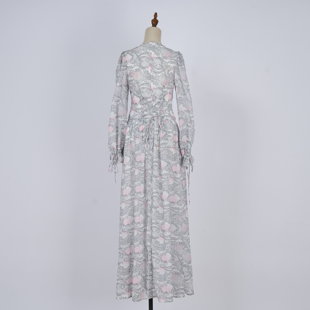 Casual dress European style long dress for women