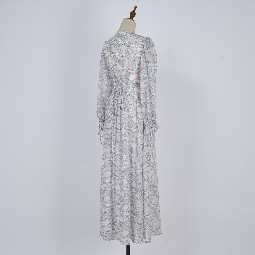 Casual dress European style long dress for women