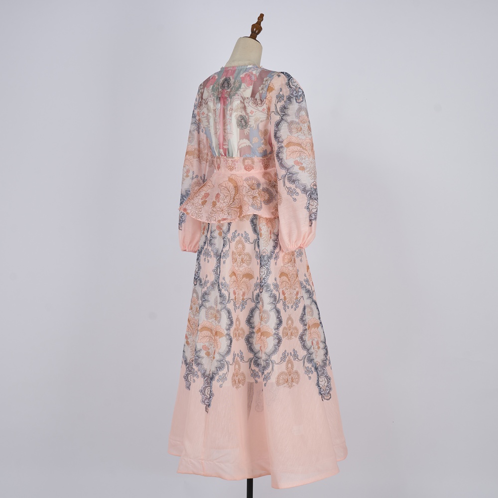 Catwalk beading short skirt big skirt tops a set