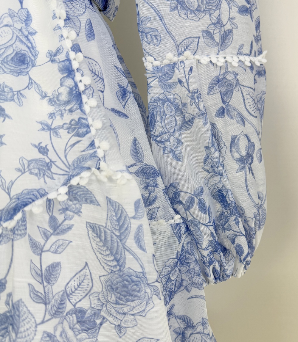 Printing T-back cstand collar jumpsuit for women