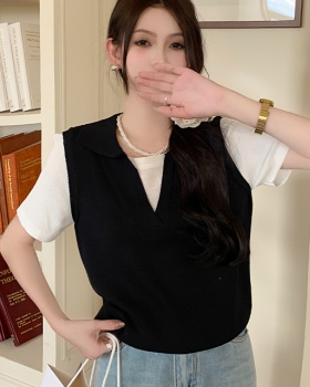 Short sleeve tops Korean style T-shirt for women