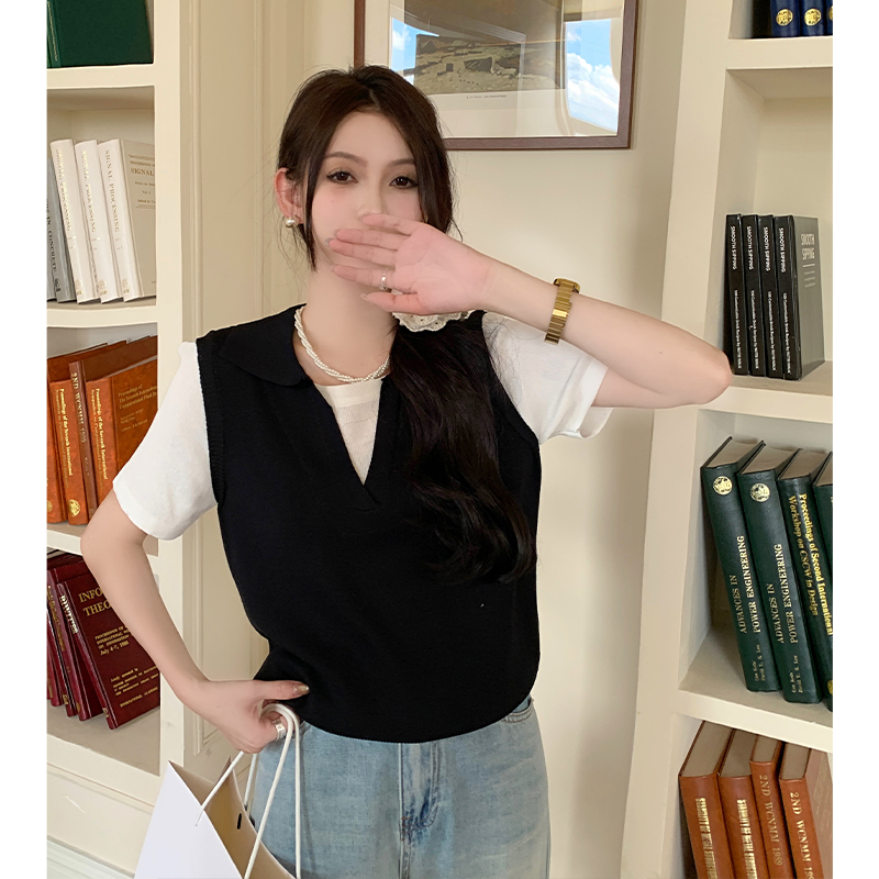 Short sleeve tops Korean style T-shirt for women