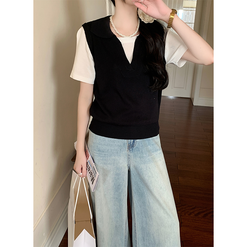 Short sleeve tops Korean style T-shirt for women