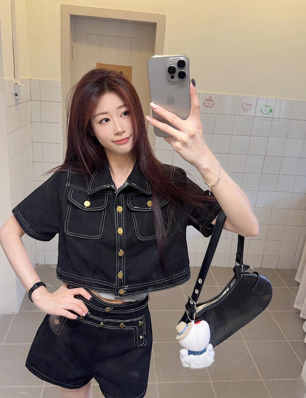 High waist wide leg tops summer shorts 2pcs set