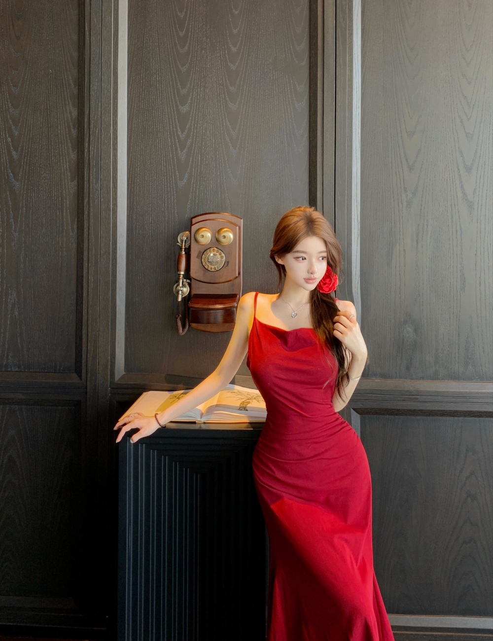 Temperament sandy beach vacation dress sling sexy jumpsuit