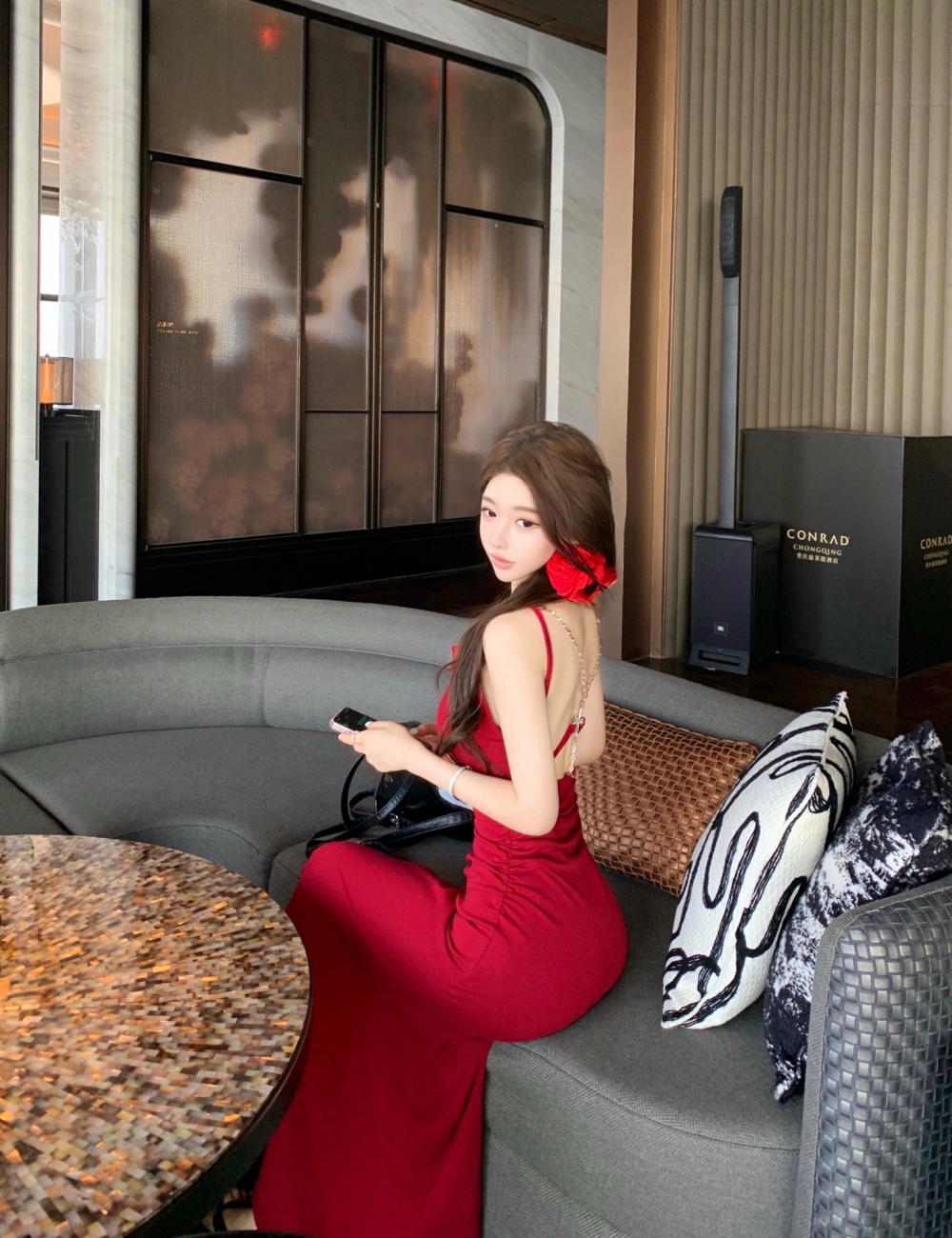 Temperament sandy beach vacation dress sling sexy jumpsuit