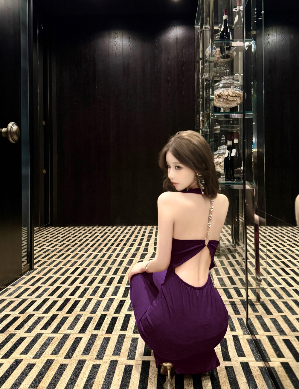 Spicegirl package hip long dress slim dress for women