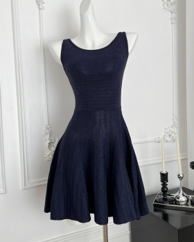 High waist liangsi dazzle temperament sleeveless dress