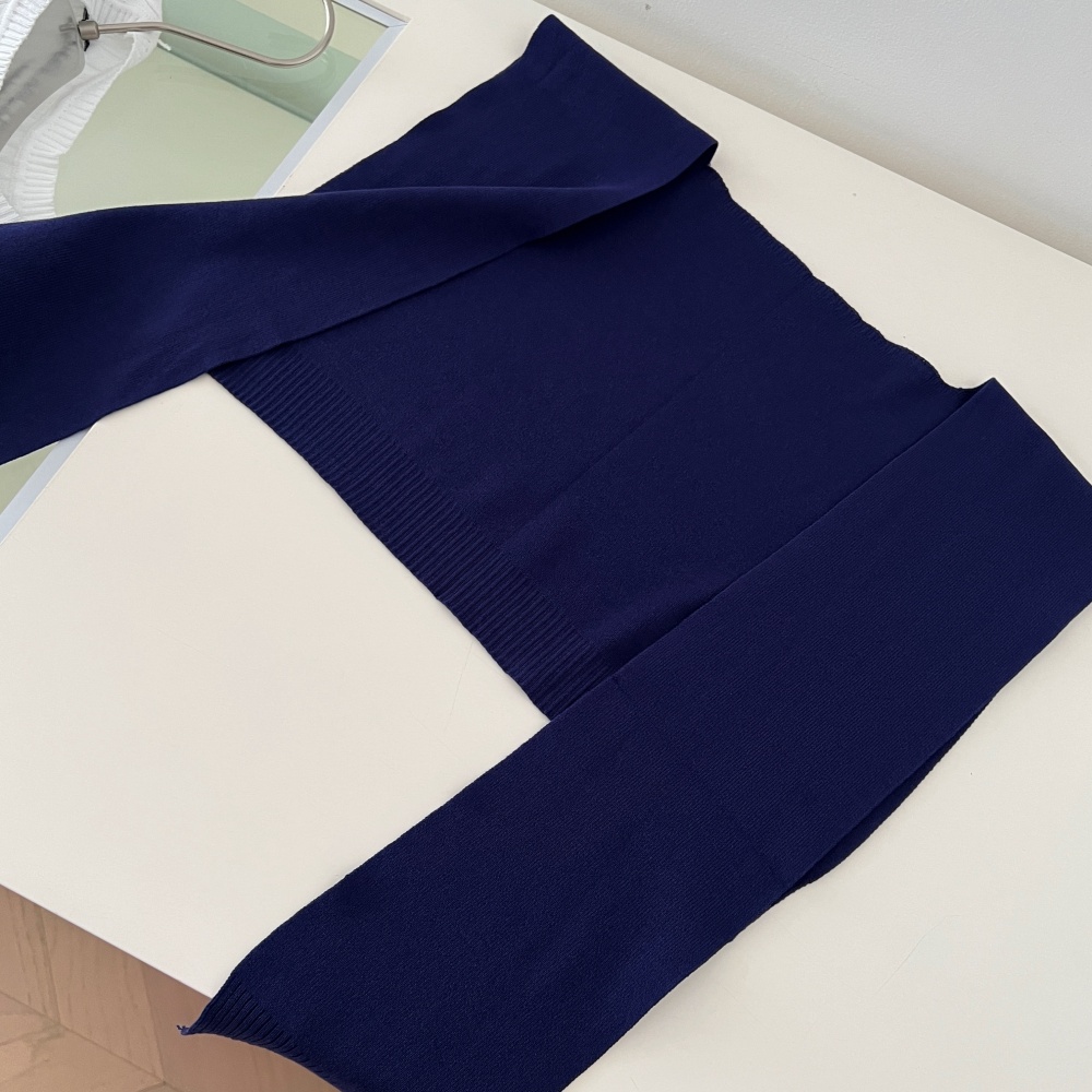 Loose package hip T-back summer stripe shawl