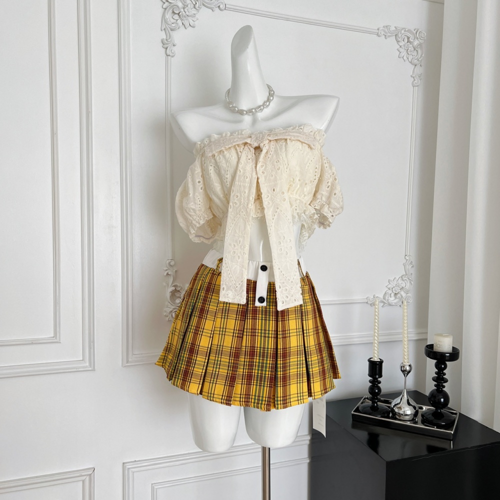 Strapless skirt enticement tops 2pcs set for women