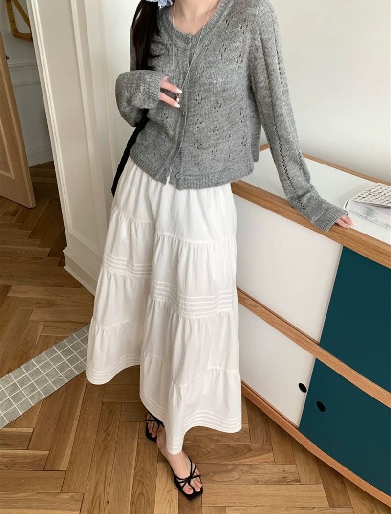 Outside the ride sunscreen smock knitted short cardigan for women