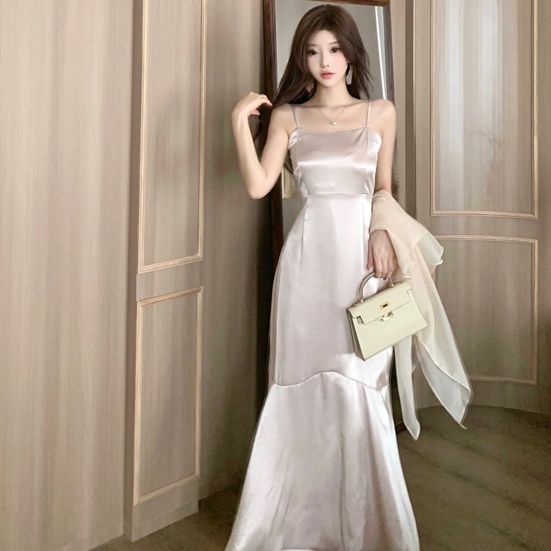Elegant mermaid dress niche sunscreen shawl a set