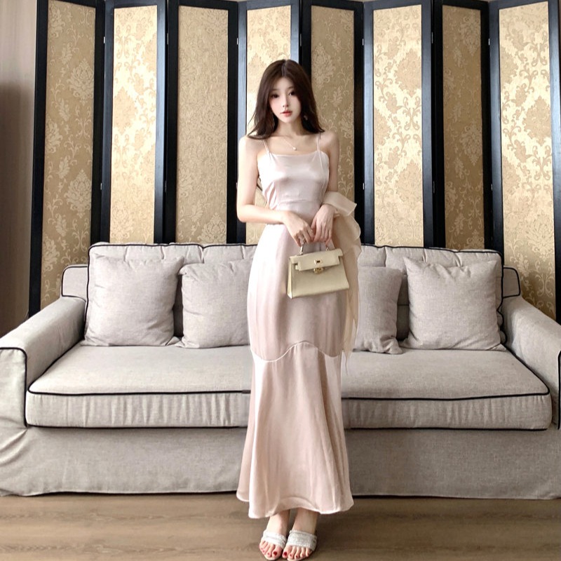 Elegant mermaid dress niche sunscreen shawl a set