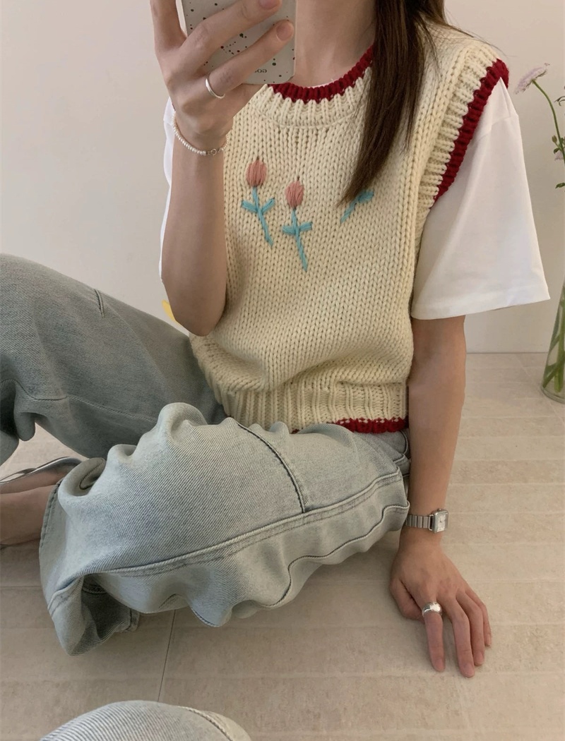 Colors spring and autumn vest loose waistcoat for women