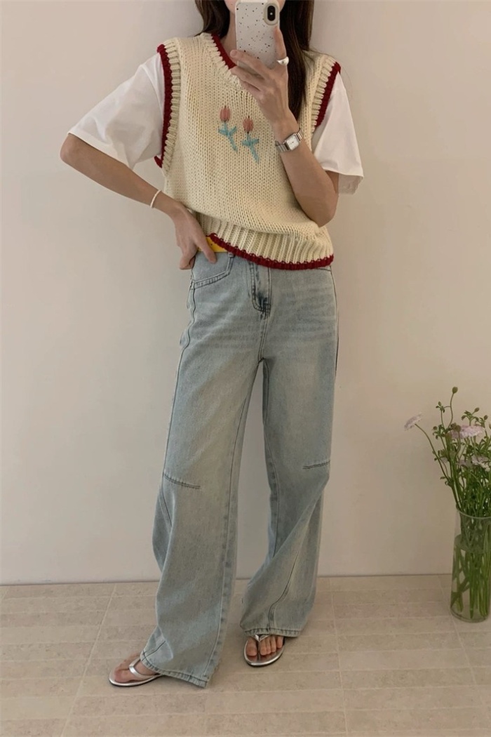 Colors spring and autumn vest loose waistcoat for women