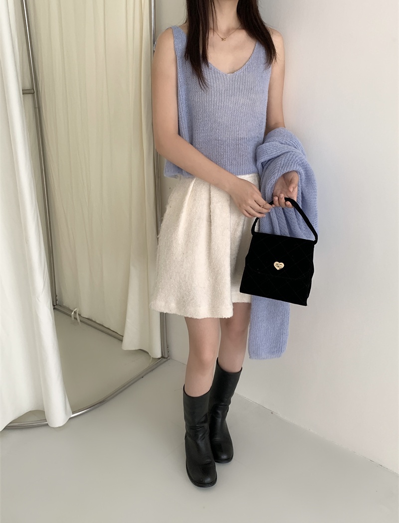 Round neck outside the ride cardigan autumn vest a set for women