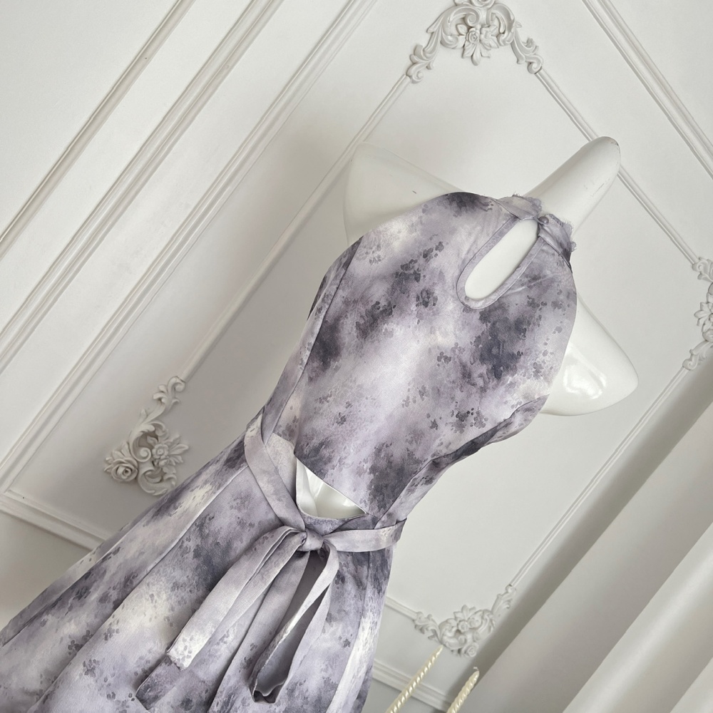 Chinese style niche cardigan summer dress a set