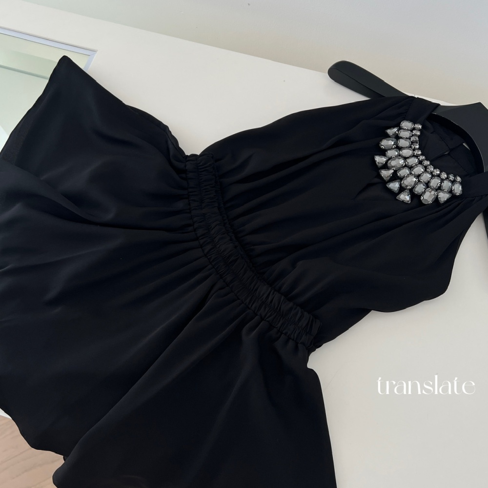 Halter slim hollow short skirt summer fashion tops a set