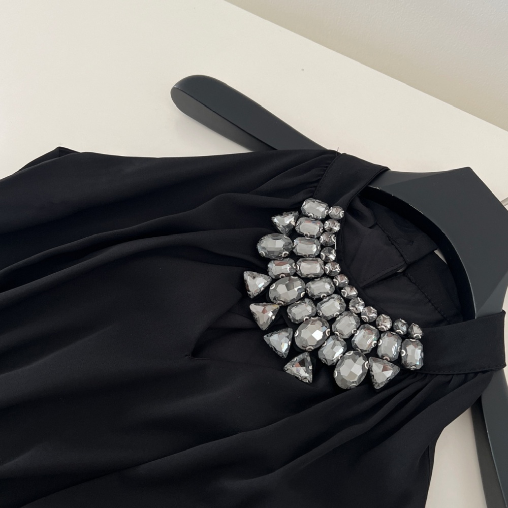 Halter slim hollow short skirt summer fashion tops a set