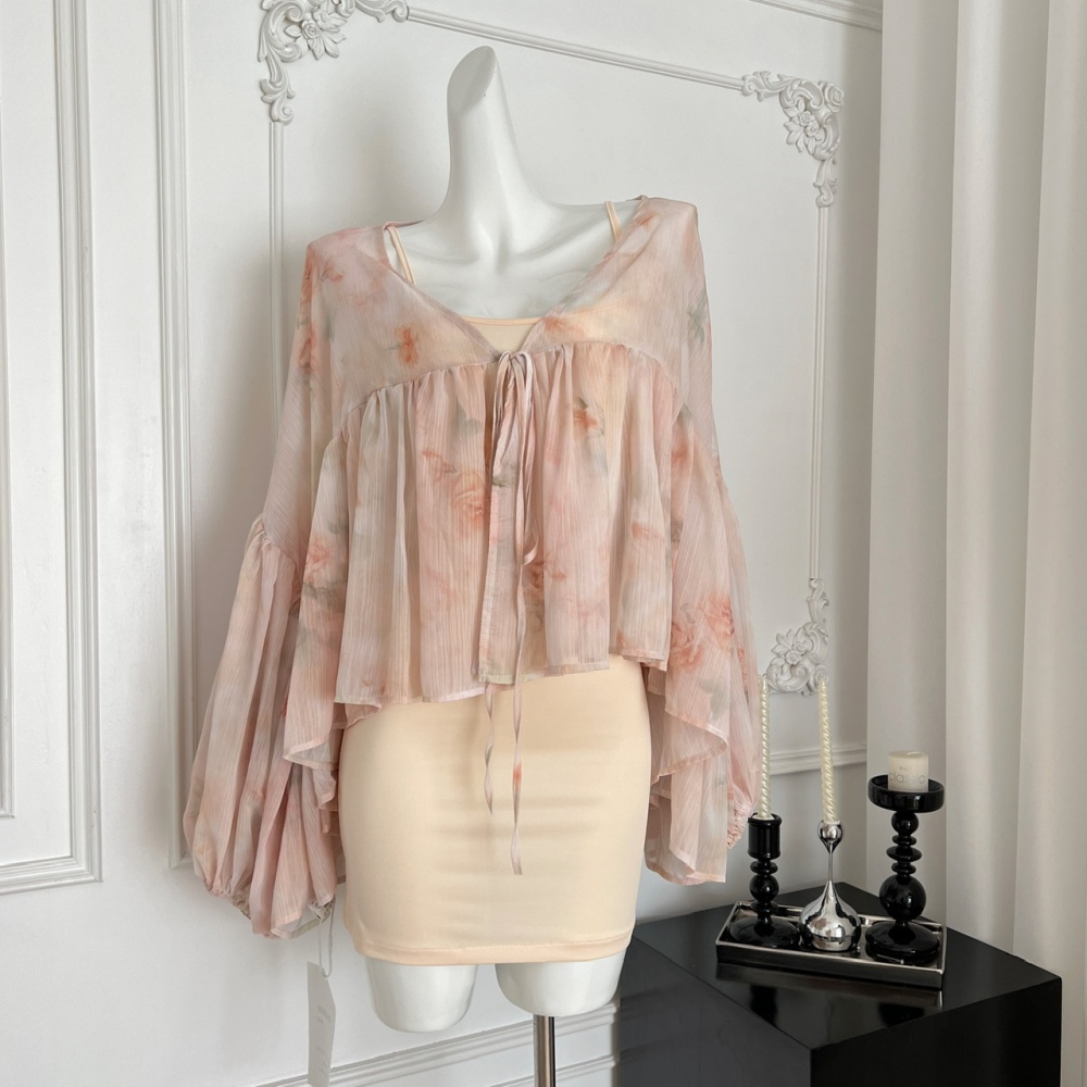 Dream dress was white chiffon shirt