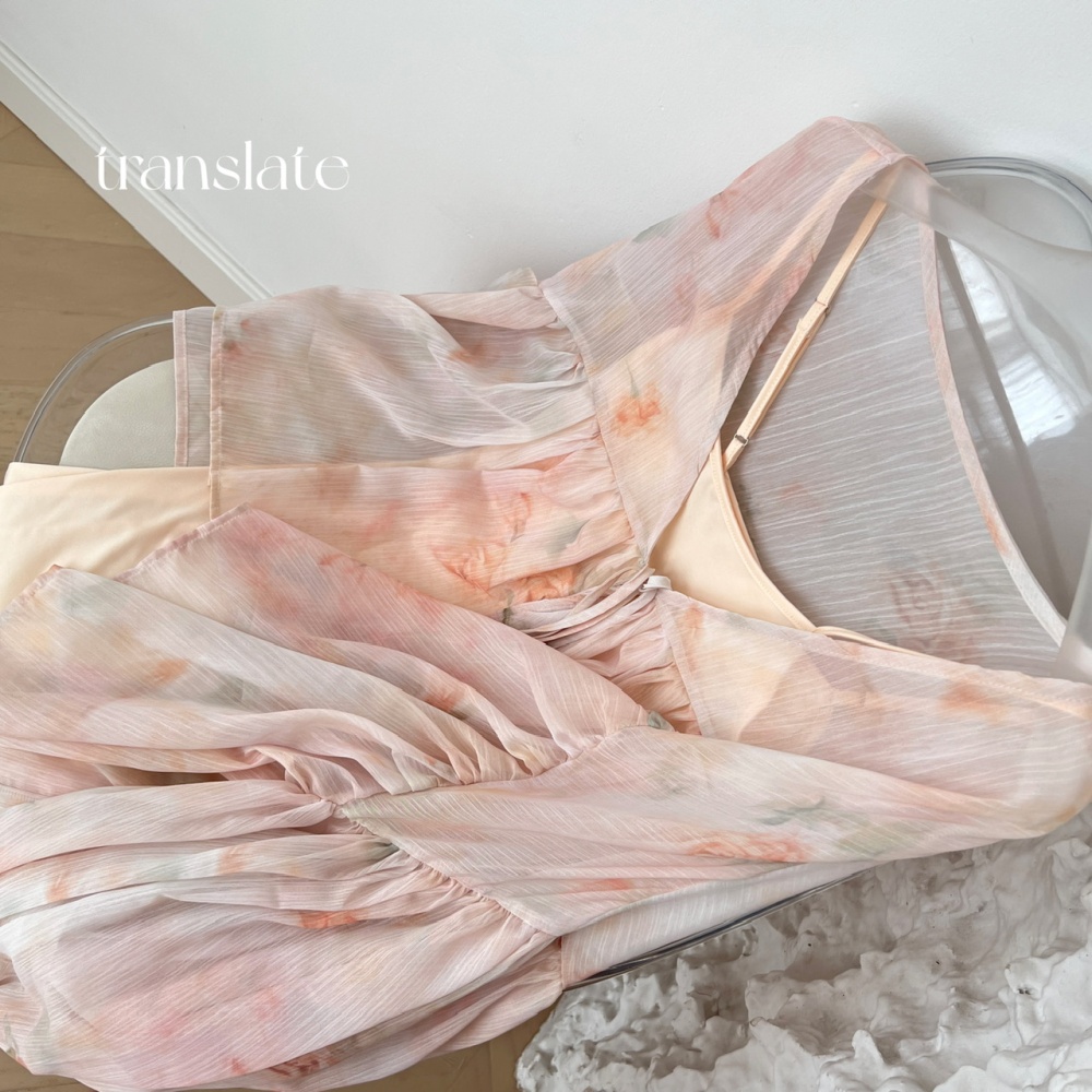 Dream dress was white chiffon shirt