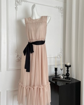Seaside chiffon dress temperament summer long dress for women