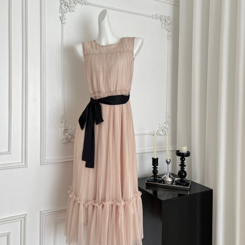 Seaside chiffon dress temperament summer long dress for women