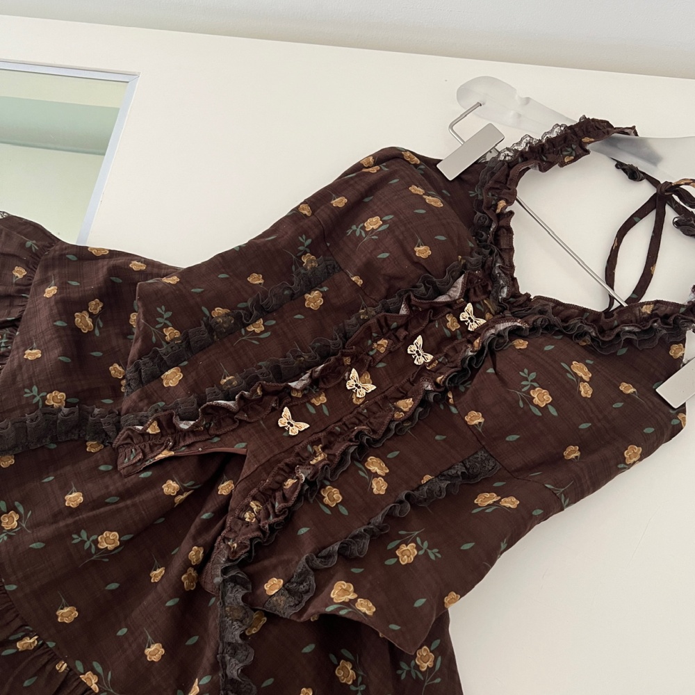 Sweet short skirt summer tops a set for women