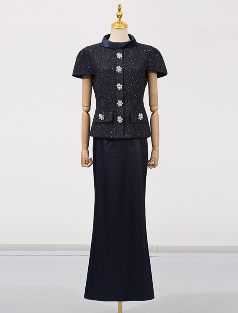 Splice temperament Casual summer fashion skirt a set for women