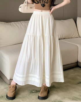 White big skirt skirt fat long skirt for women
