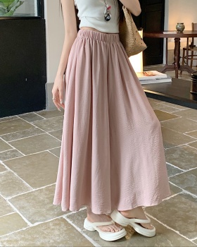 Autumn fold wide leg pants high waist long culottes