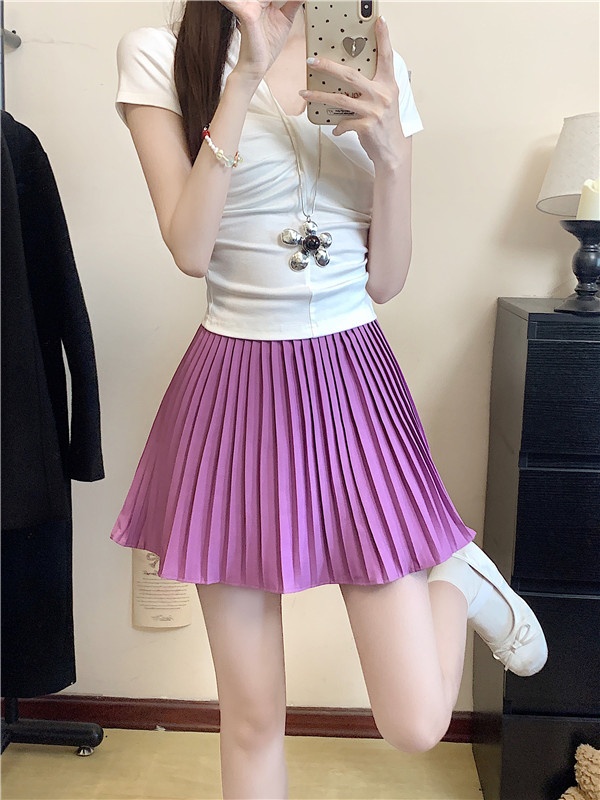 Slim large yard short skirt Korean style skirt for women